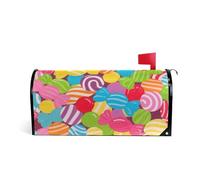 Colorful Cartoon Candy Food Copertura decorativa della posta della cassetta postale per la Pasqua unica di Pasqua copertura magnetica cassetta postale formato standard Caja de correos