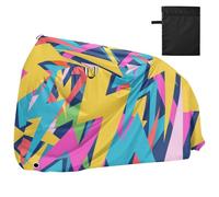 Colorful Cartoon Fulmine Carino Impermeabile Bike Covers Outdoor con Fori di Blocco Indoor Outdoor Storage Copertura Moto Adatto per la maggior parte funda para bicieta impermeabile