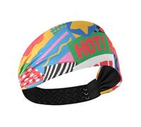 Colorful Cartoon Hot Decor no slip baseball fascia elastici per il tennis Calcio basket vendas para el pelo mujer