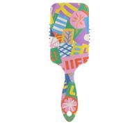 Colorful Cartoon Life Moderno anti statica massaggio spazzola per la crescita dei capelli Massaggio del cuoio capelluto progettato per la perdita dei capelli con manico ergonomico cepillo anti crespo
