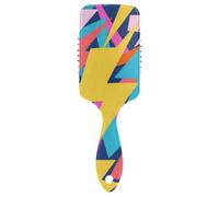 Colorful Cartoon Lightning Cute spazzola per capelli antistatica per gli uomini Progettato massaggiatore cuoio capelluto per capelli bagnati con manico ergonomico cepillo para cabello