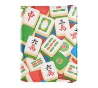 Colorful Cartoon Mahjong titolare del passaporto della famiglia per il viaggio Vaccino Caso Protector Cover Carino Libro del passaporto per gli uomini Impermeabile