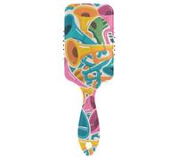 Colorful Cartoon Speaker spazzola per capelli amichevole per gli uomini Progettato massaggiatore testa per capelli bagnati con manico ergonomico cepillo para cabello