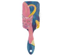 Colorful Cat Group spazzola antistatica per phon Spazzola asciutta bagnata progettata per capelli lisci con manico ergonomico cepillo anti crespo para cabello