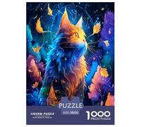 Colorful Cats 1000 Pezzi Puzzle Classici Per Adulti E Bambini A Partire Da 12 Anni Giochi Rilassamento E Intelligence Sfida Impossibile - Regalo Per Amore E Amico 38x26cm/1000pcs
