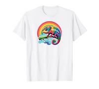 Colorful Chameleon Reptile Lover Maglietta