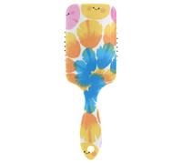 Colorful Circle anti spazzola statica per gli uomini capelli ricci Progettato massaggiatore cuoio capelluto per la crescita dei capelli con manico ergonomico cepillo para cabello de mujer