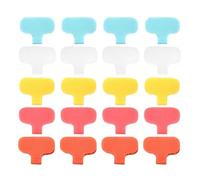 Colorful Cord Labels Wire Management Identifiers 20 Pack | Residúe-free 5-color Cord Labels Easily Apply To Electronic Wires and Cavables For Efficient Home and Office Organization.