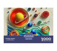 Colorful Cosmic Art Puzzle 1000 Pezzi - Puzzle Artistico Raffinato, Relax & Concentrazione, Poster Inclusi, Regalo Bello - 70x50cm/1000pcs