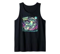 Colorful Cosmic Mushrooms Galaxy Universe Cosmos Fungi Canotta