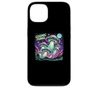 Colorful Cosmic Mushrooms Galaxy Universe Cosmos Fungi Custodia per iPhone 13