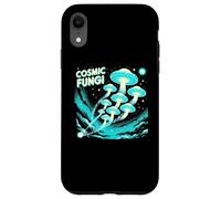 Colorful Cosmic Mushrooms Galaxy Universe Cosmos Fungi Custodia per iPhone XR