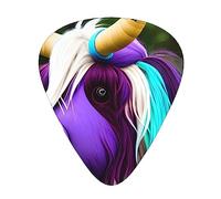 Colorful Cow'S - Set di 12 plettri per chitarra acustica, basso, chitarra elettrica e molto altro ancora.