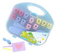 Colorful Craft Punch Set - Mini Hole Cutter Tools, Creative Scrapbooking Shapes, Durable Portable Puncher, Easy Grip Design | for Birthday Christmas New Year DIY Decoration Projects