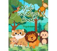 Colorful Creatures: A Fun Animal Coloring Adventure: Ignite creativity and joy with delightful animal illustrations for kids aged 3 to 6.
