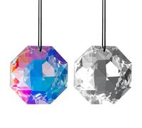 Colorful Crystal Sun Catcher,Colorful Crystals Prism Rainbow Maker - Sun Catcher Prisms Ornament Pendant For Home Indoor Outdoor