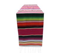 Colorful Desktop Blanket Rainbow Tappeto Creativo stile Mexican Table Style