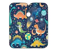 Colorful Dinosaurs Space Planets Unisex Mantello Da Barbiere Tutta Lunghezza Mantella Taglio Capelli Traspirante Mantellina Parrucchiere Per Parrucchieri Acconciatura 168X140Cm