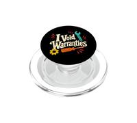 Colorful DIY Meccanico Garage Humor I Void Garanzie PopSockets PopGrip per MagSafe