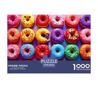 Colorful Donuts Display Quality Paper Material Excellent Hobby for Quiet Time, Weekends And Holiday Relaxation 38x26cm/1000pcs