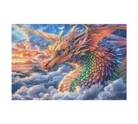 Colorful Dragon Galaxy Sky Puzzle 1000 Pezzi Sfida Intellettuale Avanzata Happy Time Rompicapo Per Menti Acute Esercizio Cerebrale Stimolo Mentale Regalo Per Person 1000 PCS