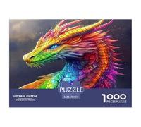 Colorful Dragon Puzzle 1000 Elementi Impossibile - Regalo Perfetto 1000 Teile Fairy Tales Giochi Educativo E Giocattoli Sfida Regalo Intrattenimento Creativo Per La Decorazione Della Casa 70x50cm/1000