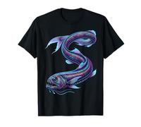 Colorful Dragonfish Abstract Ocean Artwork Deep Sea Creature Maglietta