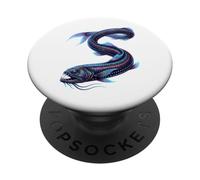 Colorful Dragonfish Abstract Ocean Artwork Deep Sea Creature PopSockets PopGrip Adesivo