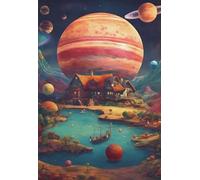 Colorful Dream House Landscapes Posters - Puzzle Irregolare - Adult'S Giocattoli Educativi Per La Famiglia - Home Regali Di Arte Murale - 1000 Pezzi Puzzle - Kw486Zk