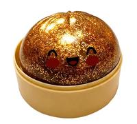 Colorful Dumpling Stress Balls, with Mini Steamer Giant Dumpling Squishy Squeeze Toy, Cute Soft Glitter Calming, for Adults Teens Kids Women Men Birthday Holiday