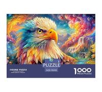 Colorful Eagle Head Against Cosmic Scenery Puzzle Da 1000 Pezzi Eagle Perfetto Per Il Legame Familiare, Adulti E Bambini 70x50cm/1000pcs