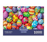 Colorful Easter Egg Collection Durable Construction Ideal Leisure Activity, Suitable for Improving Problem Solving Abilities 52x38cm/1000pcs