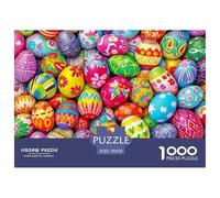Colorful Easter Egg Collection Reliable Cardboard Improving Patience, Focus And Overall Cognitive Abilities 70x50cm/1000pcs