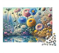 Colorful Fantasy Garden Jigsaw Puzzle Impossible 1000 Pezzi Decorazione Per La Casa. Giochi Rilassamento E Intelligence Per Adulti E Ragazzi Da 14 Anni 38x26cm/1000pcs