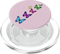 Colorful Farfalle Camicia Natura Monarca Farfalla Amante PopSockets PopGrip per MagSafe