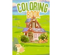 Colorful Farm Theme Coloring Book Cover