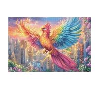 Colorful Feather Flying Eagle Puzzle 1000 Pezzi Per Famiglia E Amici Cute Pets Warm The Heart Rompicapo Relax Pressione Ridotta Giochi Da Tavolo Per Serate in Compagnia Regalo Natale 2025 1000 PCS