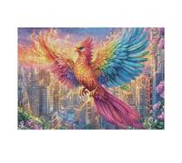 Colorful Feather Flying Eagle Puzzle 300 Pezzi Rompicapo Per Serate Solitarie Cute Pets Warm The Heart Attività Rilassante Per Momenti Di Pace Antistress Naturale Regalo Per Tutti 300 PCS