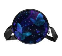 Colorful Feathers - Borsa a tracolla da donna, casual, multifunzionale, leggera, con tracolla regolabile, per escursionismo, shopping, uso quotidiano, Multi 20 , 7x1.8 in