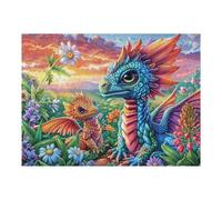 Colorful Flame Dragon Puzzle 500 Pezzi Rompicapo Per Tutte Le Occasioni Happy Time Versatile E Divertente Rilassamento Garantito Regalo Per Compleanni E Feste 500 PCS