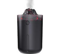 Colorful Flame Humidifier for Home, USB Volcano Flame Humidifier, 330ml High Capacity Tank Volcanic Humidifier for Yoga Studios, Work Area, Bedroom, Living Room, 3.07x3.07x5.31 inches