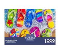 Colorful Flip Flops Smooth Pieces Excellent Brain Training, Suitable for Family Entertainment And Personal Relaxation 38x26cm/1000pcs