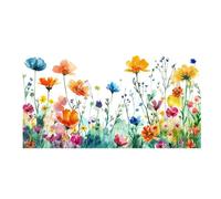 Colorful Floral Bouquet Window Sticker, Floral Bouquet Window Stickers, Floral Pattern Window Sticker, Flower Window Clings, Valentine Window Clings, Removable, Double-Sided, for Home Decor (type1)