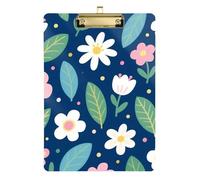 Colorful Floral Pattern Appunti Blocco note impermeabile per Calcio Softball Coaching Dimensioni 9 x 12