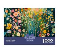 Colorful Flower Garden Securely Fitted Pieces Suitable for Long Hour Relaxation, Brain Training And Personal Leisure Time 52x38cm/1000pcs