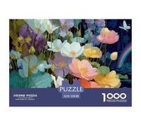 Colorful Flower Garden Sturdy Paper Material Great Brain Teaser, Suitable for Home Relaxation And Personal Hobby Time 52x38cm/1000pcs