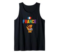 Colorful France with Building Blocks Style, France Graphic Canotta
