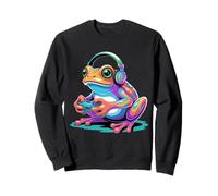 Colorful Frog Gaming con Cuffie Controller Gamer Felpa