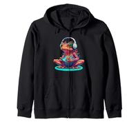 Colorful Frog Gaming con Cuffie Controller Gamer Felpa con Cappuccio
