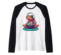 Colorful Frog Gaming con Cuffie Controller Gamer Maglia con Maniche Raglan